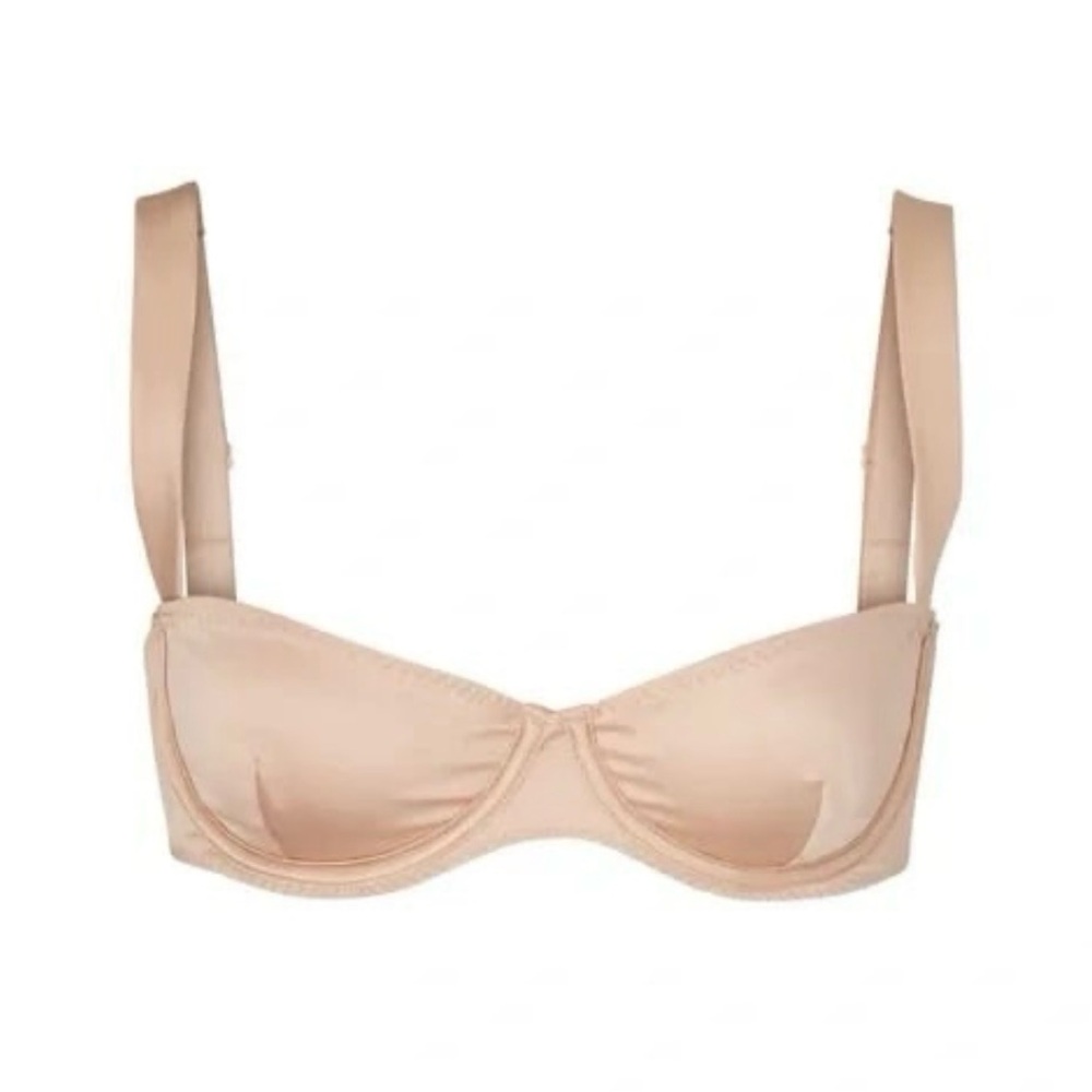SKIMS Woven Shine Underwire Demi Bra